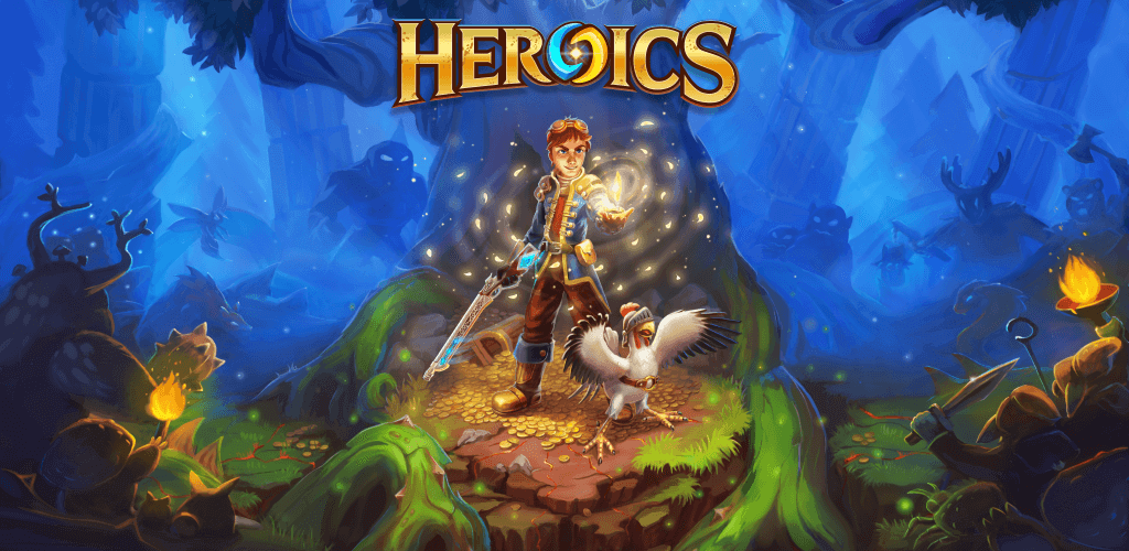 Heroics v4.7.126 MOD APK (Free Shopping, One Hit, God Mode)