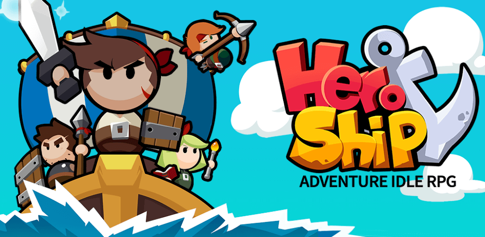 HeroShip MOD APK v1.5.005 (Free Skills, Attack Speed, High Armor, Crit)