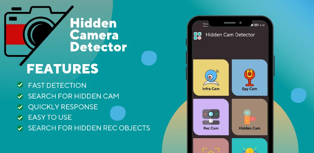 Hidden Camera Detector Spy Cam v3.1.1 MOD APK (Premium Unlocked)