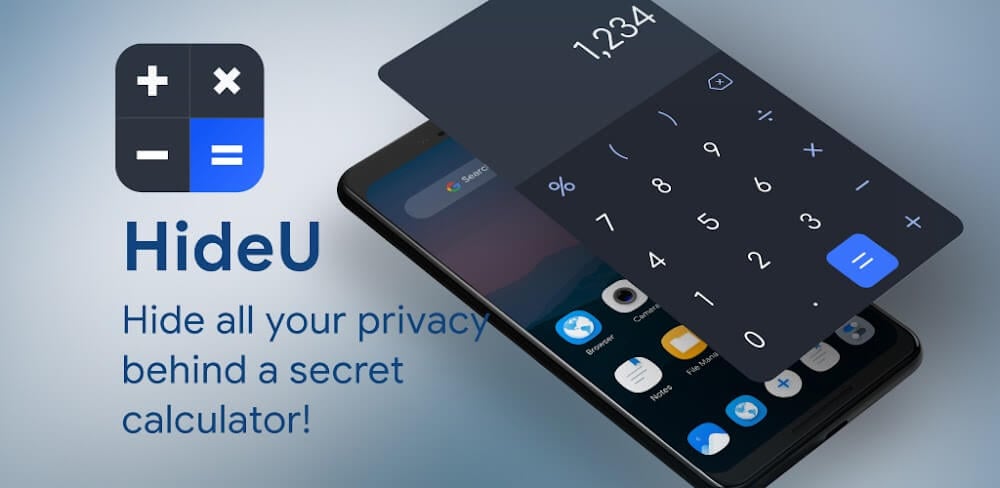 HideU: Calculator Lock v2.3.8 MOD APK (Premium Unlocked)