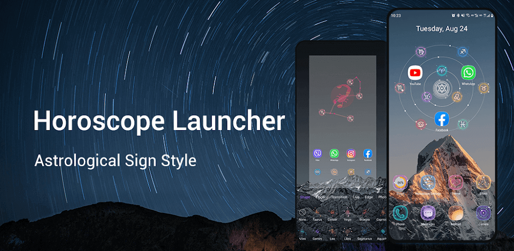 Horoscope Launcher v5.0 MOD APK (Premium Unlocked)
