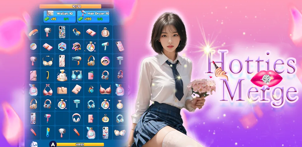 Hotties Merge v2.2.6 MOD APK (Unlimited Money, Energy, Item)