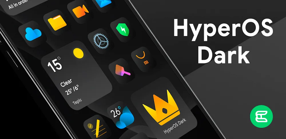 HyperDark - Icon Pack v1.2.5 APK (Full Version)