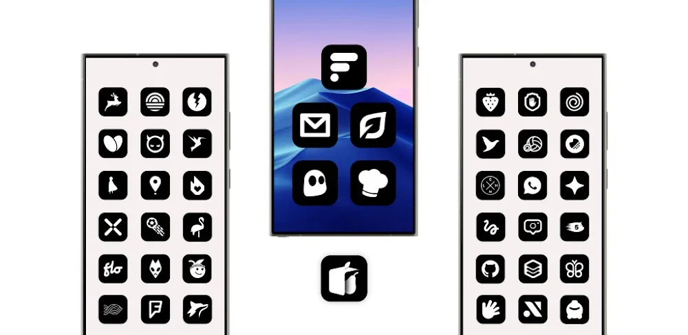 iBlack - Icon Pack v6.6 APK (Full Version)