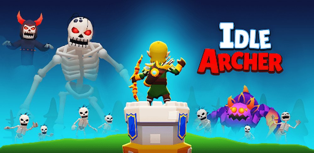 Idle Archer - Tower Defense MOD APK v0.6.350 (God Mode, Free Shopping)