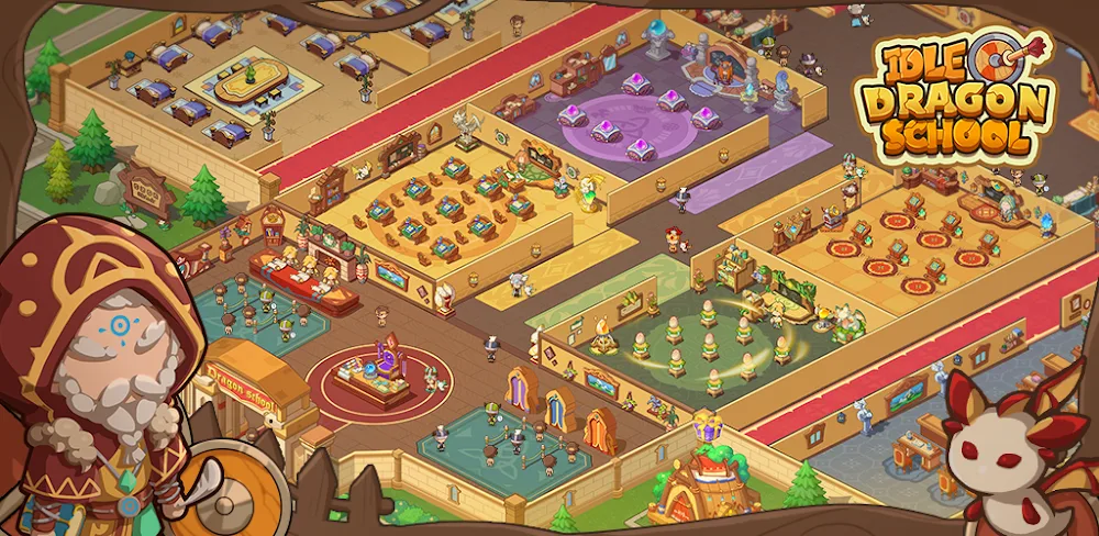Idle Dragon School v1.17.03 MOD APK (Unlimited Money, Ressource)