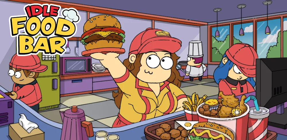 Idle Food Bar v1.56.31 MOD APK (Speed Game Multiplier, Free Shopping)