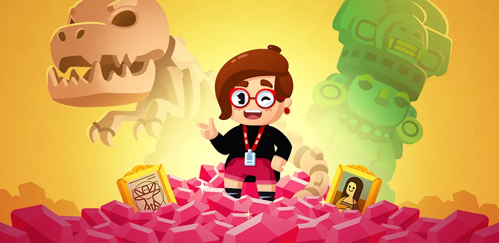 Idle Museum Tycoon v1.11.26 MOD APK (Menu, Unlimited Diamonds)
