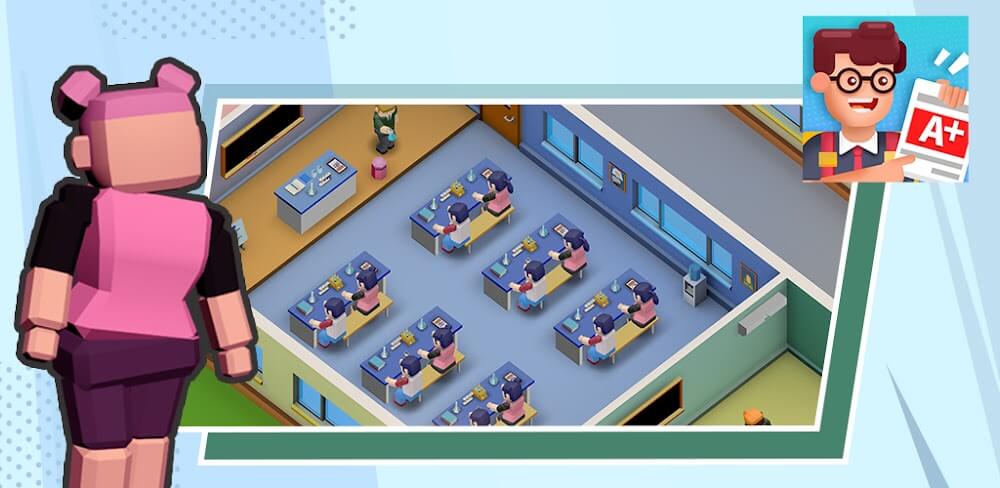 Idle School Tycoon MOD APK v1.7.7 (Unlimited Money)