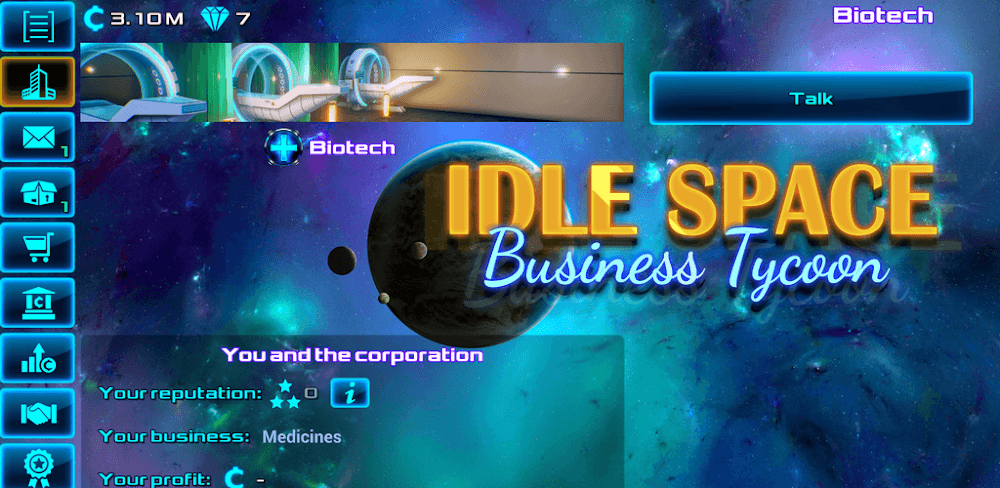 Idle Space Business Tycoon v2.1.79 MOD APK (Unlimited Money, VIP)