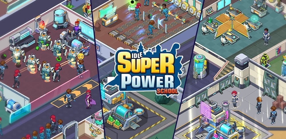 Idle Superpower School v2.3.9 MOD APK (Free Rewards, Unlimited Money)
