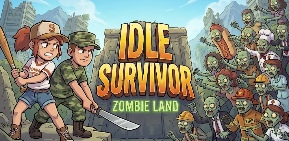 Idle Survivor: Zombie Land v1.0.2 MOD APK (Menu, Free In-App Purchase)