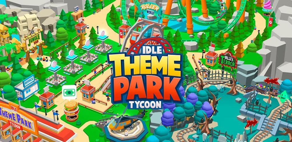 Idle Theme Park Tycoon v8.8.2 MOD APK (Unlimited Money)