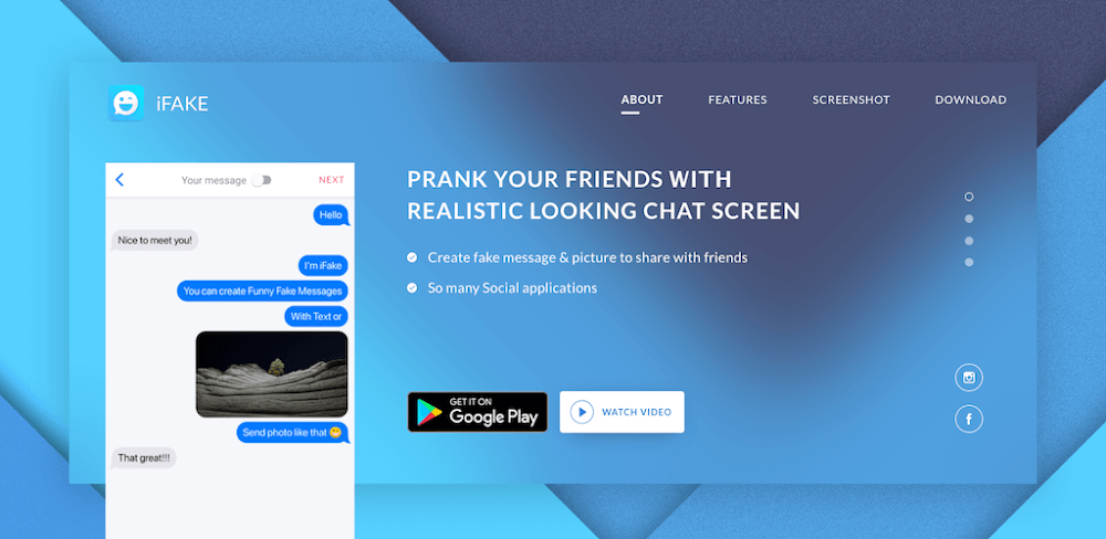 iFake v20.5.1 MOD APK (Premium Unlocked)