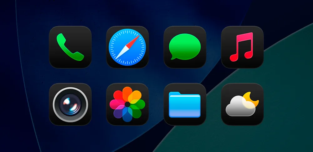 iLiquidOS Dark - Icon Pack