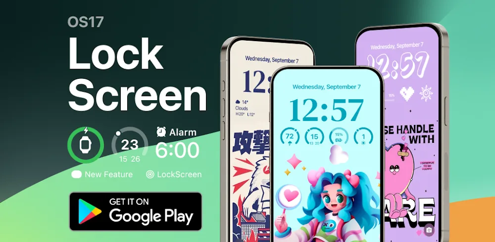 iLock - Lock Screen OS 17 v3.15 MOD APK (Premium Unlocked)
