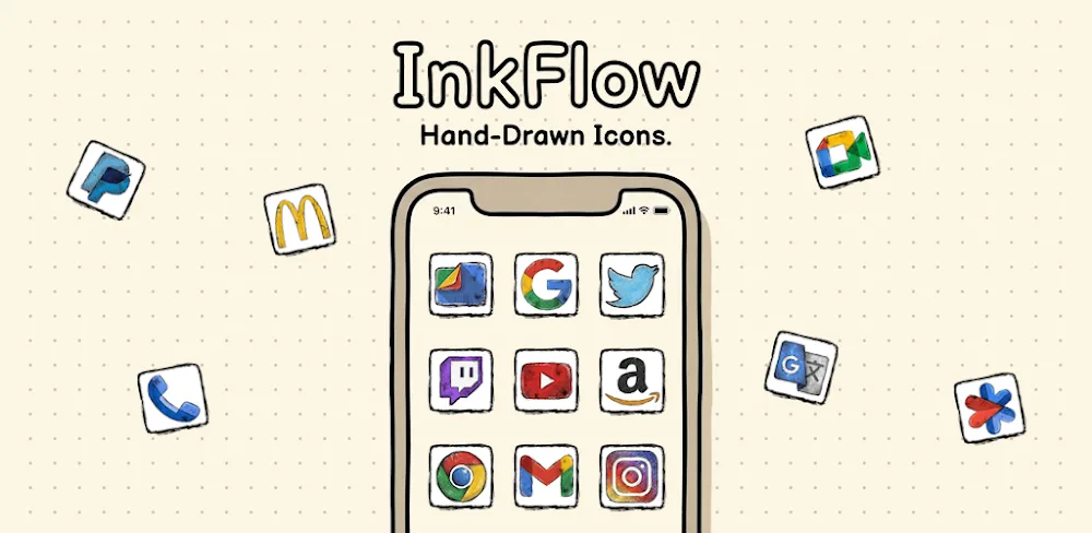 InkFlow Icon Pack v1.2.8 APK (Full Version)