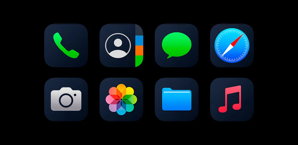 iPeach Black - Icon Pack v2.3.0 APK (Full Version)