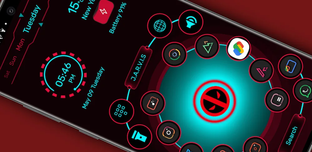 Jarvis Scifi: Epic Launcher v9.7 MOD APK (Premium Unlocked)