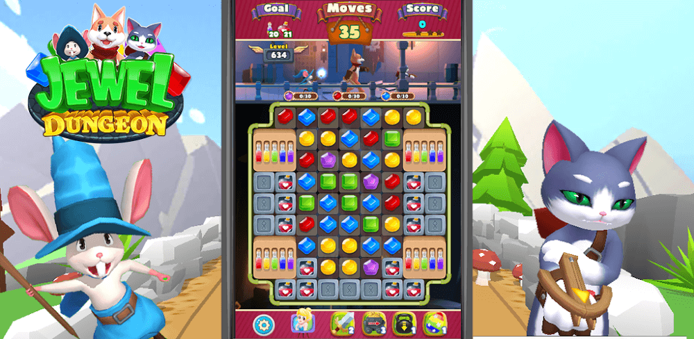 Jewel Dungeon MOD APK v3.1.5 (Unlimited Gold)