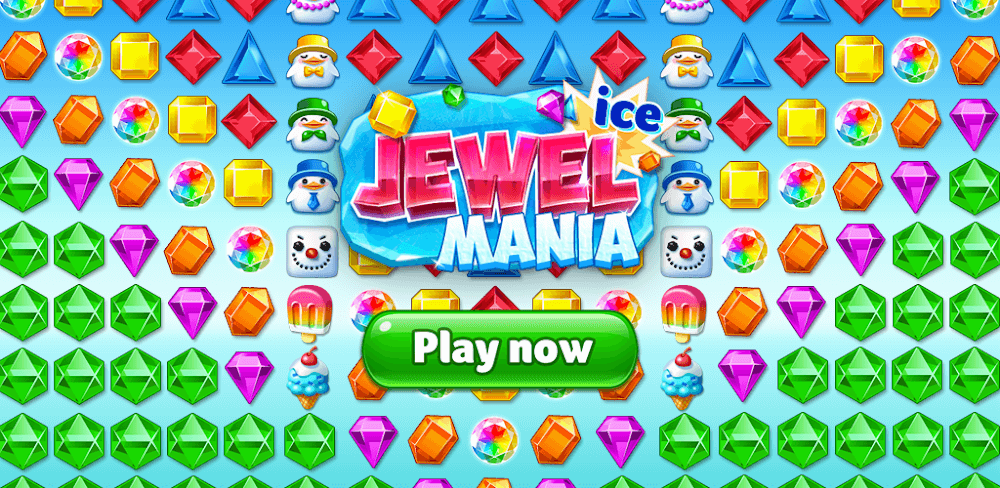 Jewel Ice Mania v2604.0.3 MOD APK (Auto Win)
