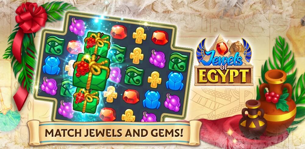 Jewels of Egypt v1.72.7200 MOD APK (Unlimited Money)