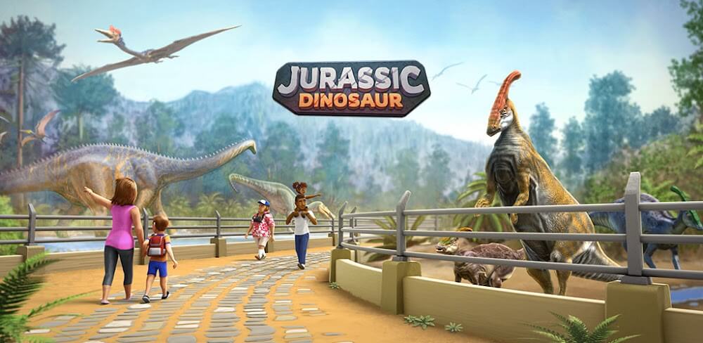 Jurassic Dinosaur: Park Game v1.10.0 MOD APK (Unlimited Money, Gold)