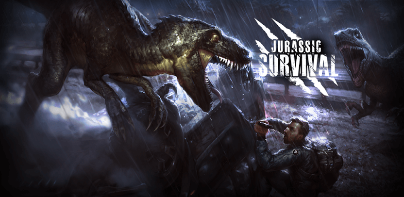 Jurassic Survival v2.7.9 MOD APK (Menu, One Hit, Free Craft)