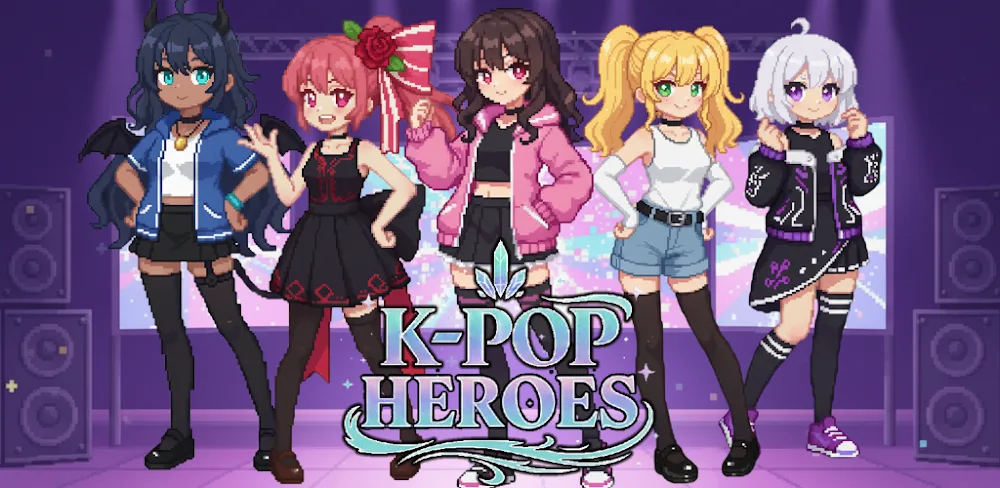 K-Pop Heroes v1.0.40 MOD APK (Menu, Damage, God Mode, Currencies)