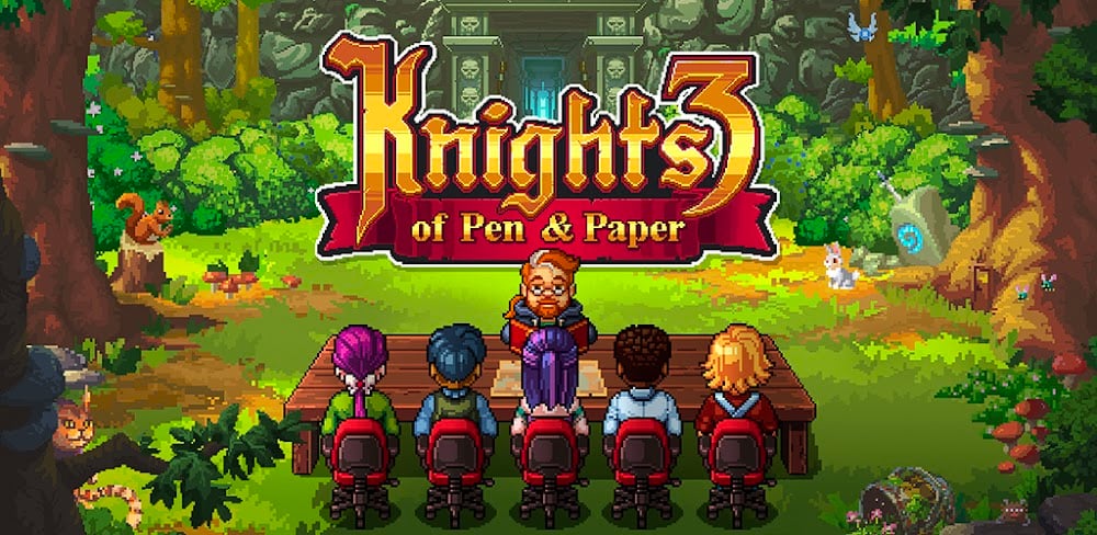 Knights of Pen and Paper 3 v1.6.10 MOD APK (Damage, Defense Multiplier, God Mode)