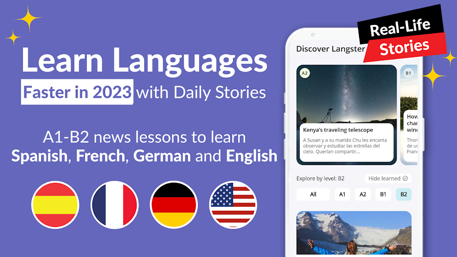 Readle (ex-Langster) Languages v3.7.13 MOD APK (Premium Unlocked)
