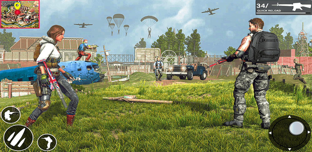 Legend Fire: Battleground Game v2.0.60 MOD APK (Dumb Enemy/God Mode)