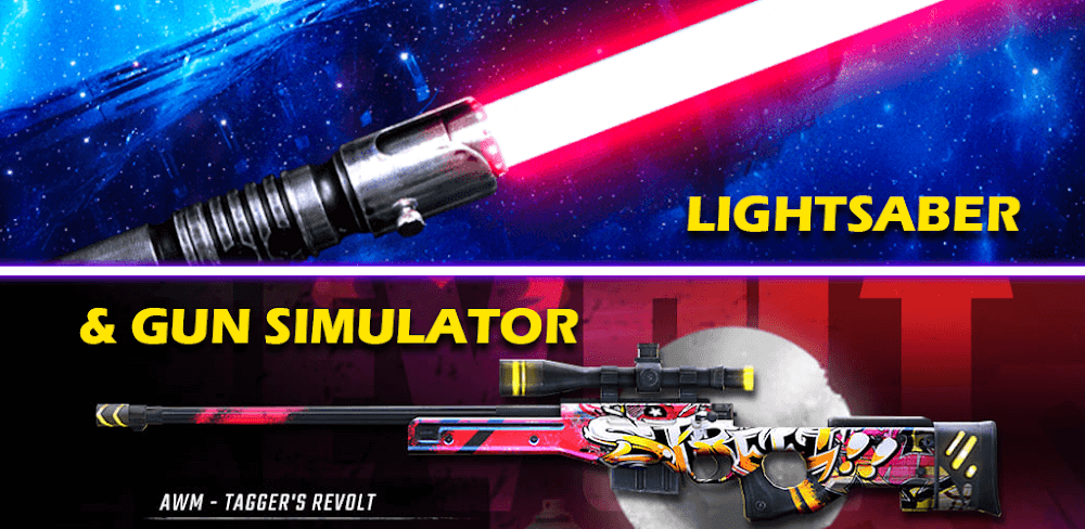LightSaber - Gun Simulator v1.3.7 MOD APK (Free Reward)