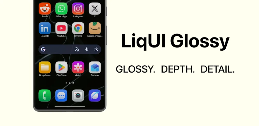 LiqUI Glossy v0.1.3 APK (Full Version)