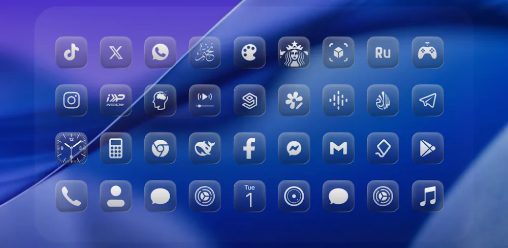 Liquid Glass 26 Icon Pack v2.0 APK (Full Version)