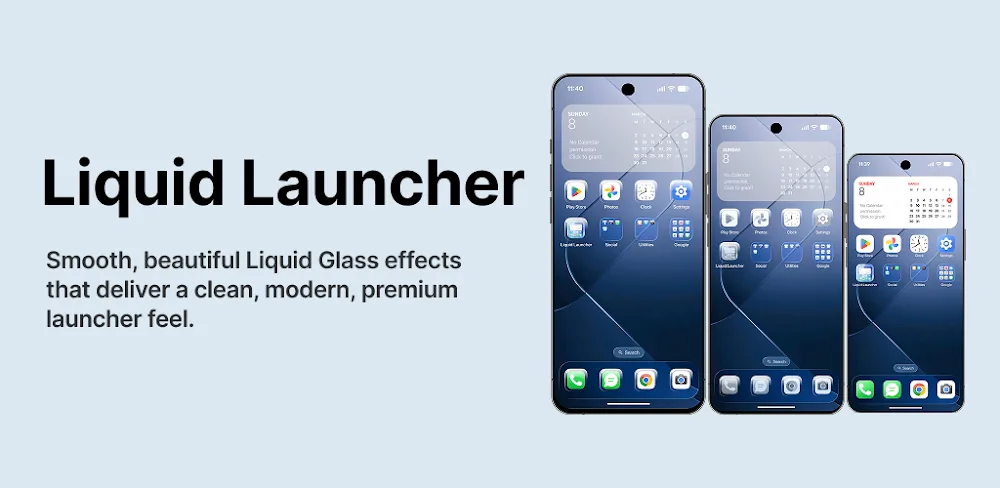 Liquid Launcher v6.5.3 MOD APK (Premium Unlocked)