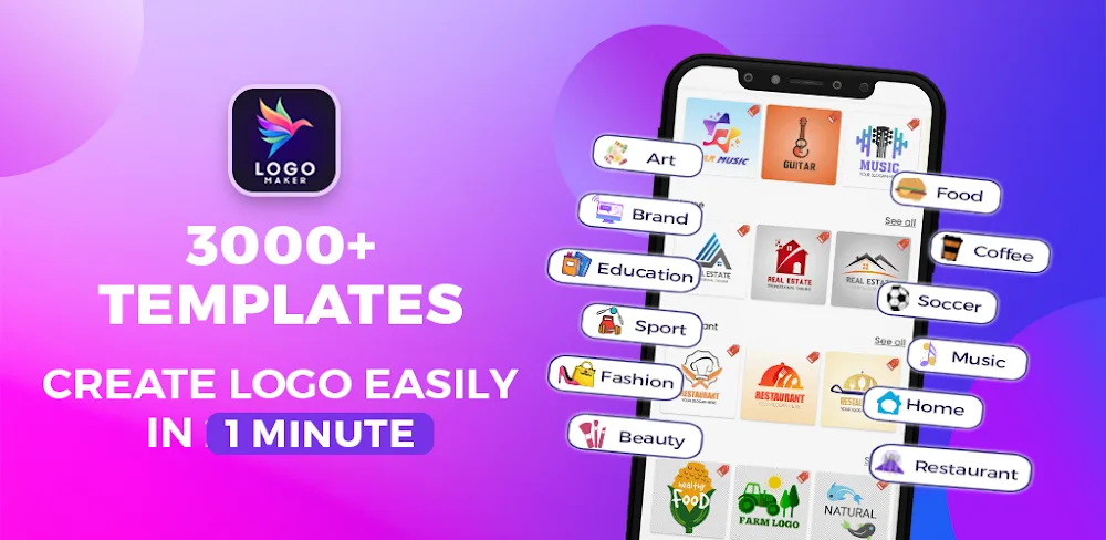 Logo Maker & Logo Creator v5.3.8 MOD APK (Premium Unlocked)