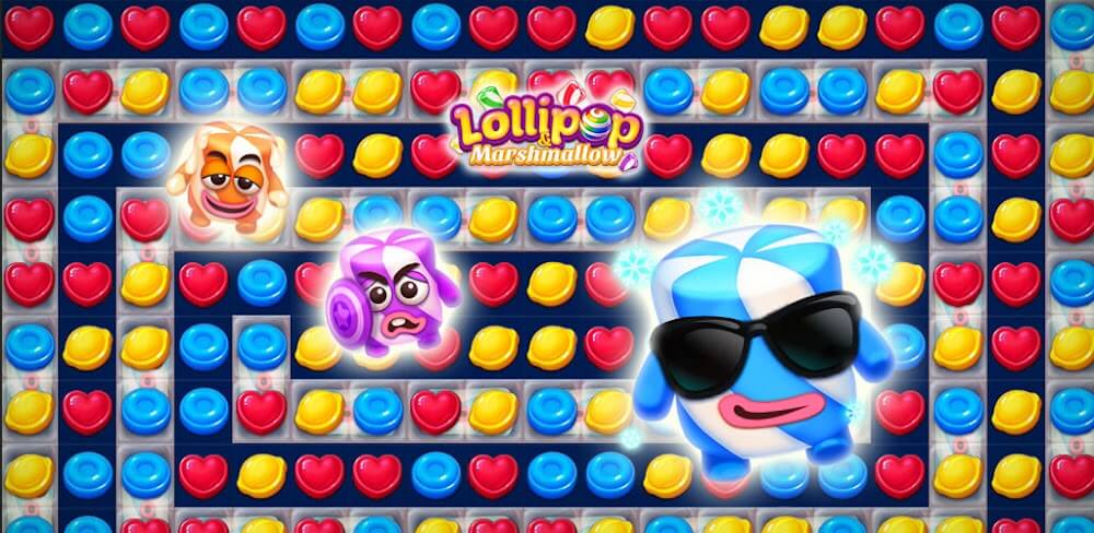 Lollipop & Marshmallow Match3 v2605.0.2 MOD APK (Unlimited Boosters)
