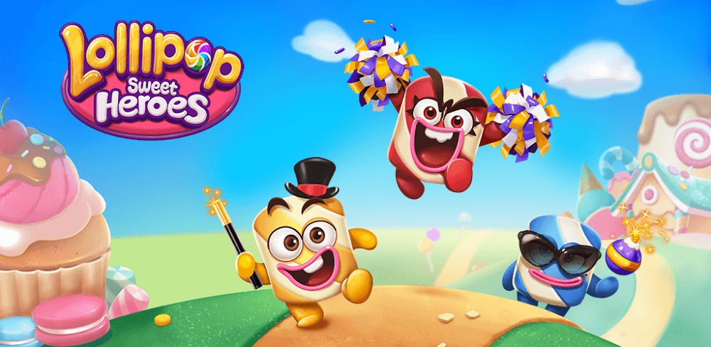 Lollipop Sweet Heroes v2605.0.1 MOD APK (Unlimited/Money, Lives, Boosters)