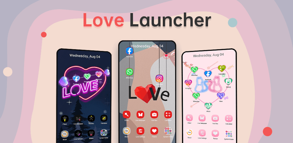 Love Launcher v4.8.1 MOD APK (Premium Unlocked)