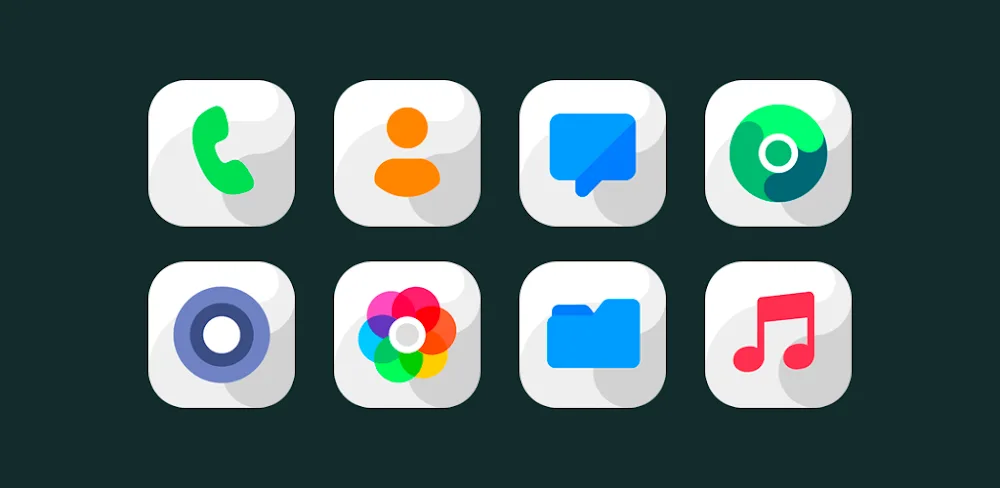 Maahes White - Icon Pack v7.2 APK (Full Version)