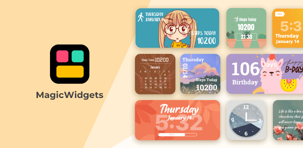 MagicWidgets v1.2.7.1 MOD APK (Premium Unlocked)