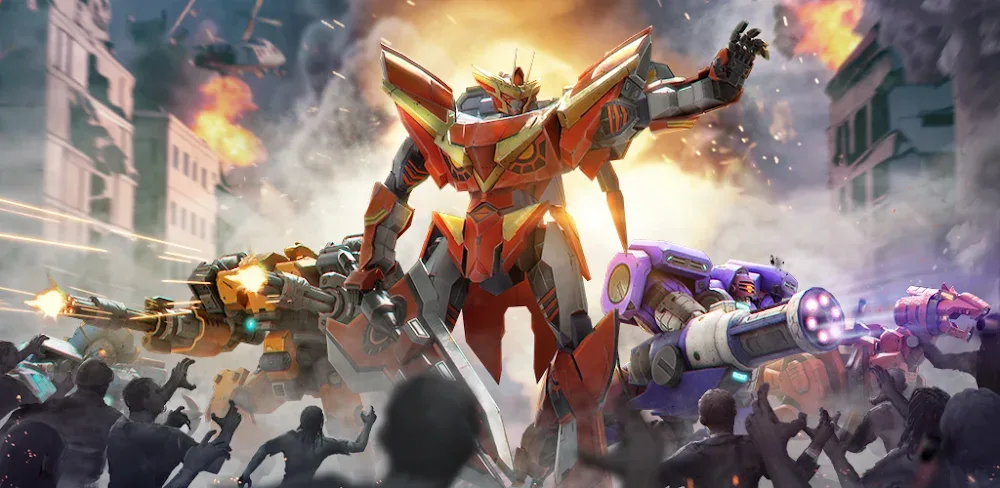 Mech Assemble: Zombie Swarm v2.2.4 MOD APK (Menu, Game Speed)