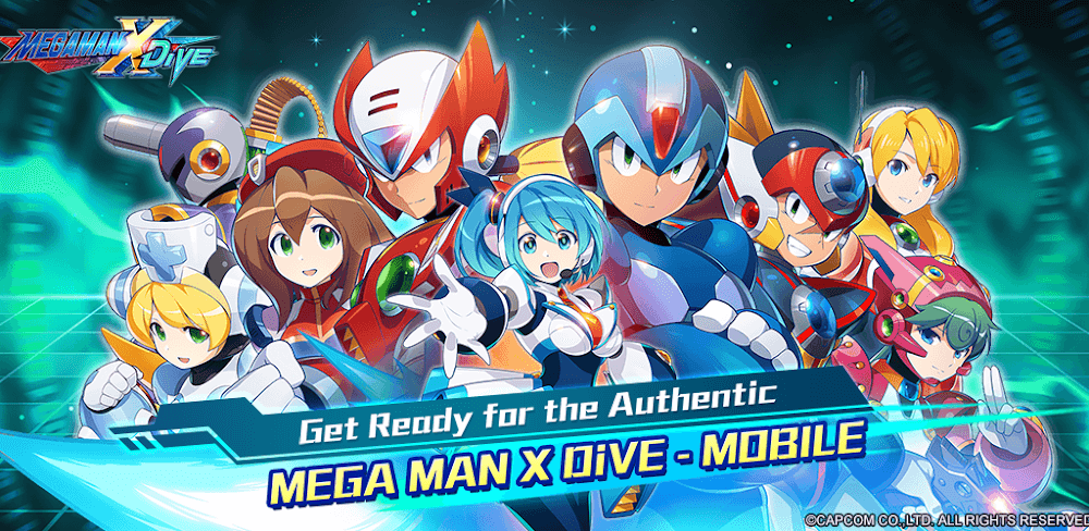 MEGA MAN X DiVE - MOBILE MOD APK v14.1.5 (God Mod, Ammo, No Skill CD)