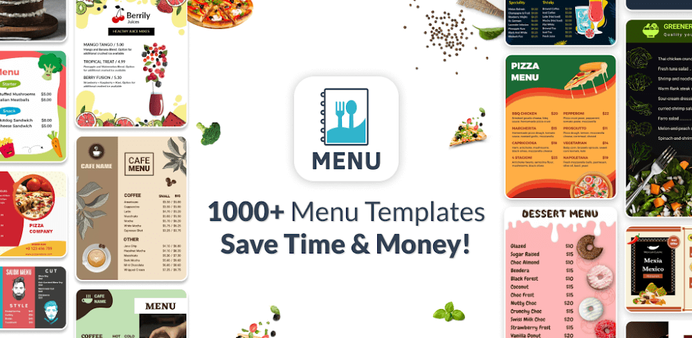 Menu Maker v72.0 MOD APK (Premium Unlocked)