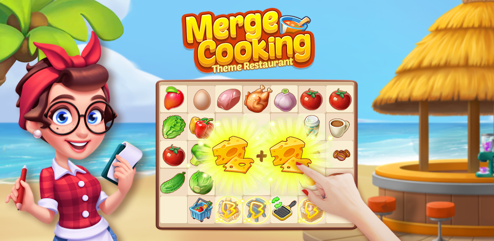Merge Cooking: Theme Restaurant v1.42.0 MOD APK (Unlimited Diamonds)