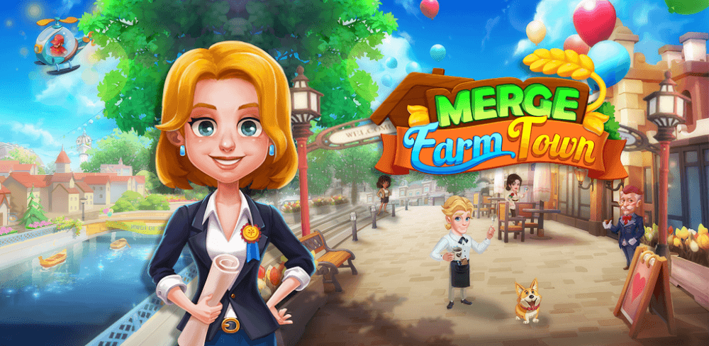 Merge Farmtown v2.6.4 MOD APK (Unlimited coins, Unlocked paid locations, Remove ads)