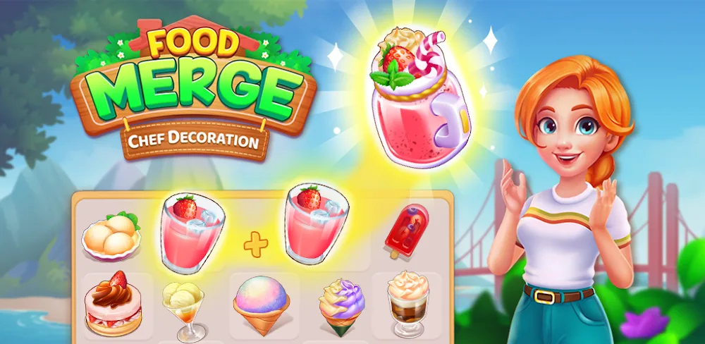 Merge Food v1.0.24 MOD APK (Free Shopping)