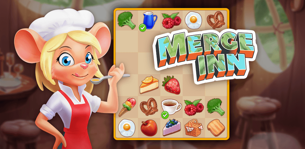 Merge Inn v8.1.1 MOD APK (Coins/Gems Earn x1000, Energy/Gems/Coins No-Decrease,)