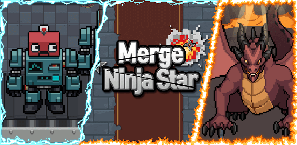 Merge Ninja Star v2.0.209 MOD APK (Damage, Auto Craft/Merge)